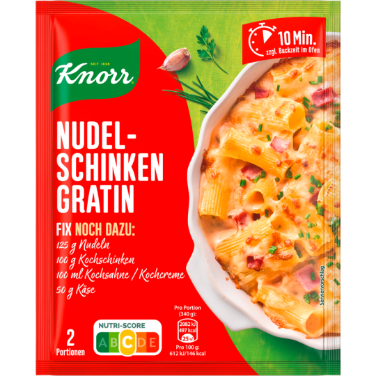 Knorr Fix Nudel-Schinken Gratin 32g