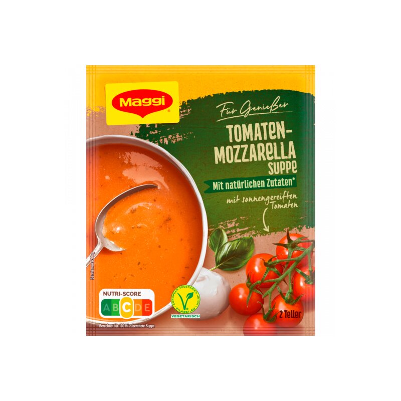 Maggi Für Genießer Tomaten-Mozzarella Suppe für 500ml - Lebensmittel-