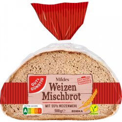 GUT&GÜNSTIG Mildes Weizenmischbrot 500g