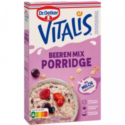 Dr.Oetker Vitalis Porridge Beeren Mix für 1,38l 460g
