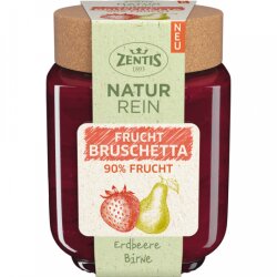 NaturRein 90% Fruchtaufstrich Erdbeere-Birne 200g