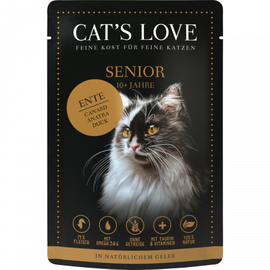 Cats Love Senior Ente 85g