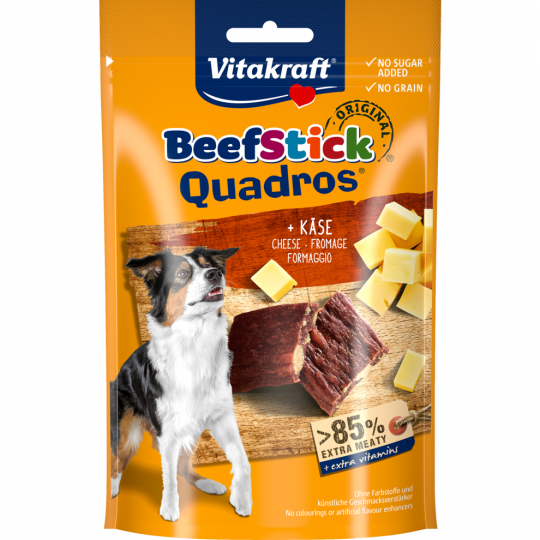 Vitakraft Beef-Stick Quadros Käse 70g
