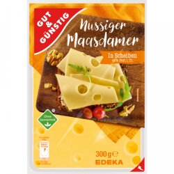 GUT&GÜNSTIG Maasdamer Scheiben 45% 300g