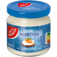 GUT&GÜNSTIG Sahnemeerrettich 185g