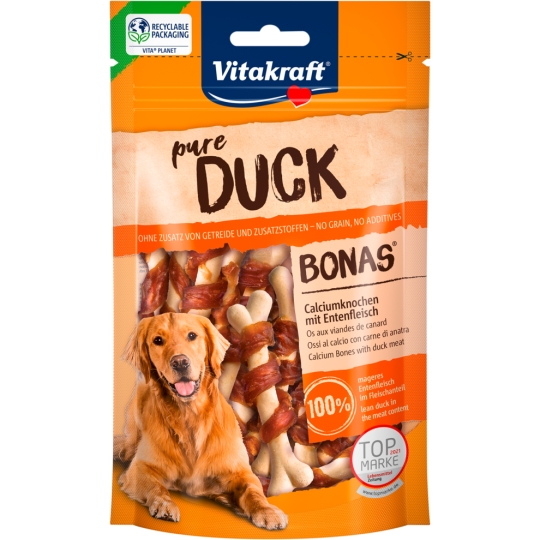 Vitakraft Duck Bonas Calciumknochen Ente 80g