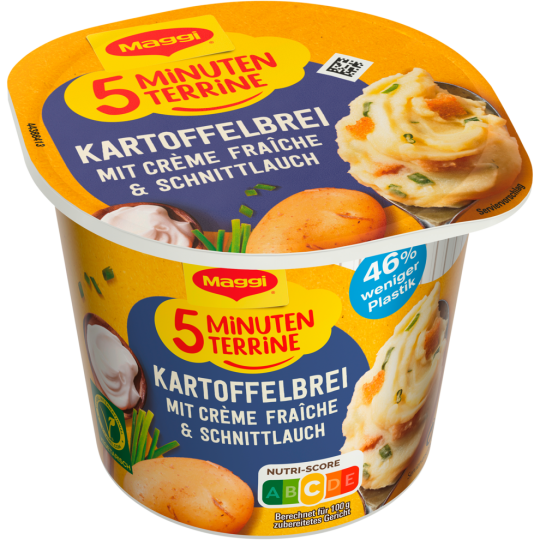 Maggi 5 Minuten Terrine Kartoffelbrei Creme Fraiche 53g