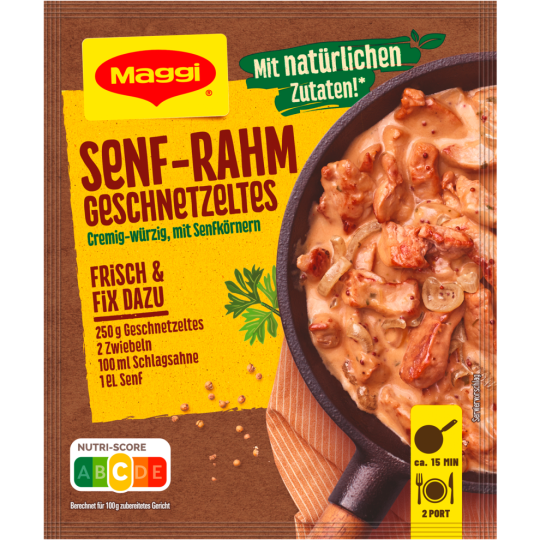 Maggi Fix Senf Rahm Geschnetzeltes 29g