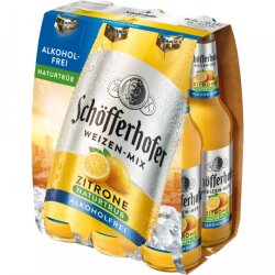 Schöfferhofer Zitrone alkoholfrei 0,0% .4x6x0,33l MW