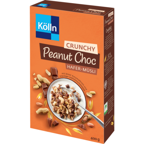 Kölln Crunchy Peanut Choc Hafer-Müsli 400g