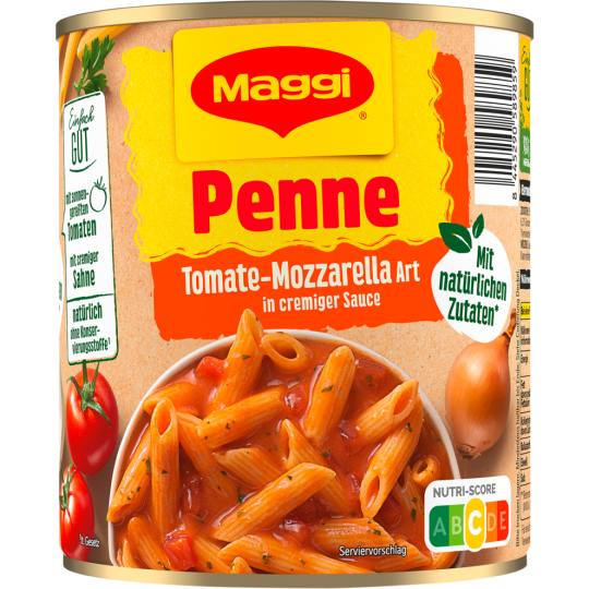 Maggi Penne Tomate Mozzarella Art in cremiger Sauce 800g