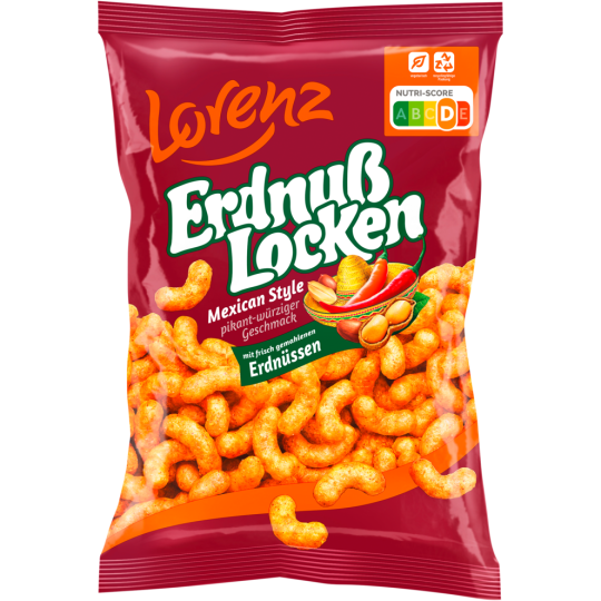 Erdnußlocken Mexican Style 175g