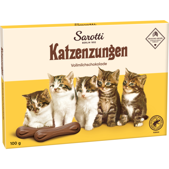 Sarotti Katzenzungen Vollmilch 100g