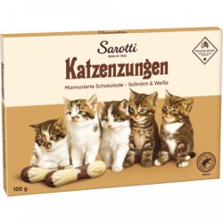 Sarotti Katzenzungen marmoriert Vollmilch &...