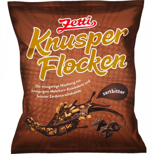 Zetti Knusperflocken Zartbitter 130g