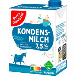 GUT&GÜNSTIG Kondensmilch 7,5% 340g