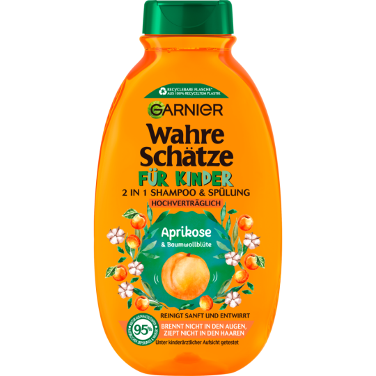 Garnier Wahre Schätze Shampoo Kids Aprikose & Baumwollblüte 250ml