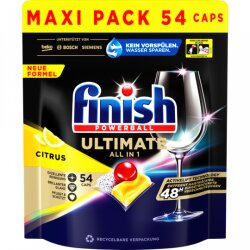 Finish Ultimate All In 1 Megapack Citrus 54Tabs 696g
