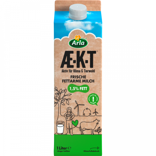 Arla AEKT Aktiv für Klima&Tierwohl Frischmilch 1,5% 1l