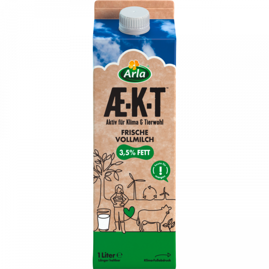 Arla AEKT Aktiv für Klima&Tierwohl Frischmilch 3,5% 1l