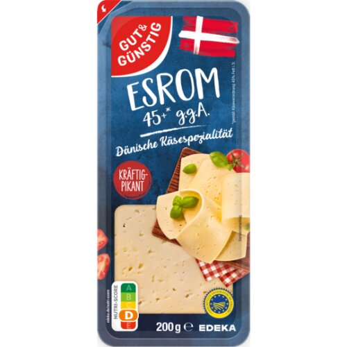 GUT&GÜNSTIG Nørvind Esrom kräftig-pikant 45% g.g.A.200g