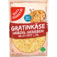 GUT&GÜNSTIG Gratinkäse würzig gerieben...