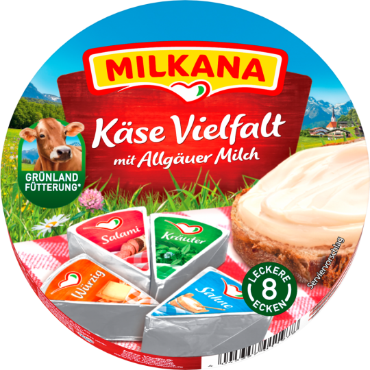 Milkana Käse Vielfalt 8x23,75g