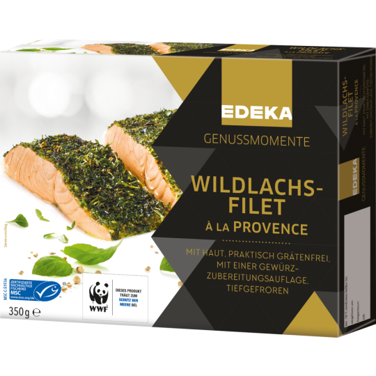 MSC EDEKA Genussmomente Wildlachsfilet mit Haut Provencale 350g