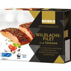 MSC EDEKA Genussmomente Wildlachsfilet mit Haut Toskana 350g