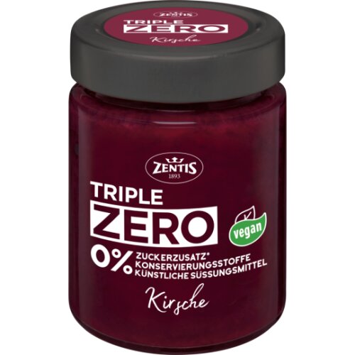 Zentis Triple Zero Fruchtaufstrich Kirsche 185g