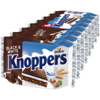Knoppers Black & White 8ST 200g