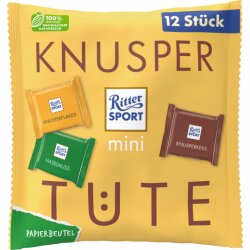 Ritter Sport Mini Knusper Tüte 12ST 200g