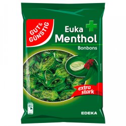 GUT&GÜNSTIG Eukalyptus Menthol Bonbons 300g
