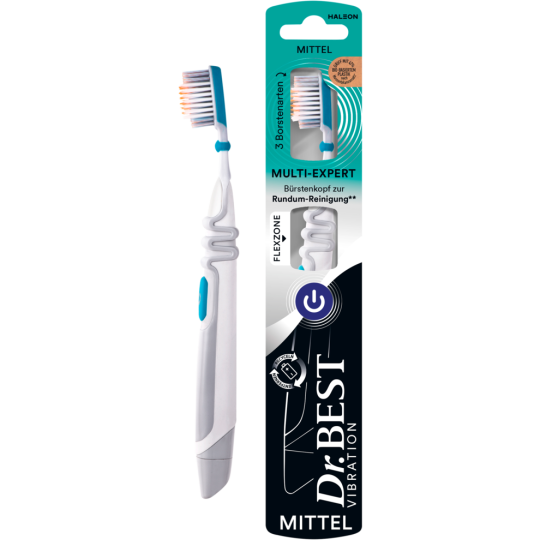 Dr.Best Vibration Multi Expert Zahnbürste mittel