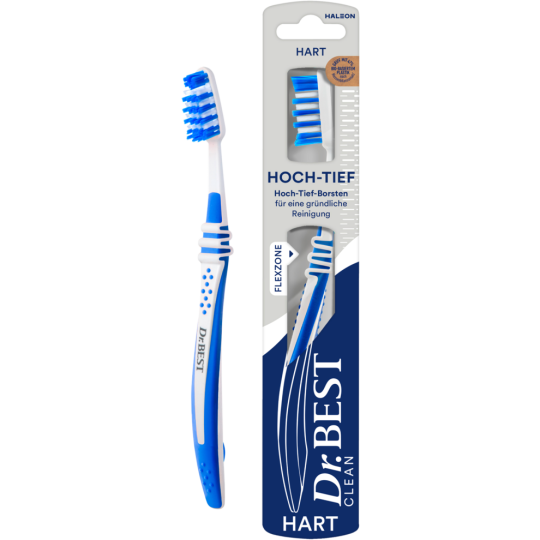 Dr.Best Zahnbürste Classic Hoch-Tief hart