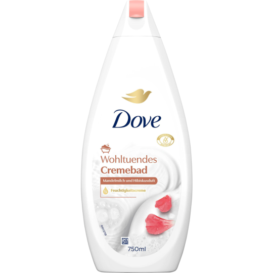 Dove Dove Reichhaltiges Cremebad Pure Verwöhnung Mandelmilch & Hibiskusduft 750ml