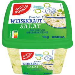 GUT&GÜNSTIG Frischer Weißkrautsalat 1kg