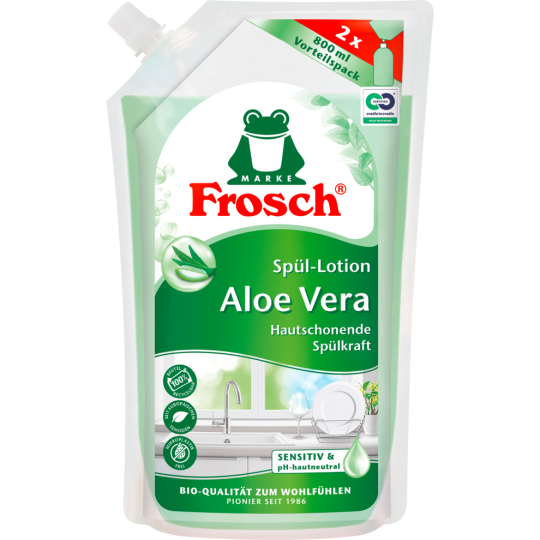 Frosch Aloe Vera Handspül-Lotion Nachfüllbeutel 800ml