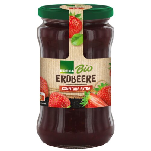 Bio EDEKA Konfitüre extra Erdbeere 330g