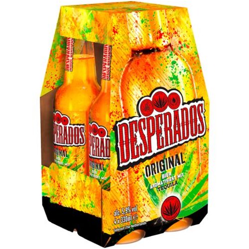 Desperados Tequila Original 4x0,33l Träger