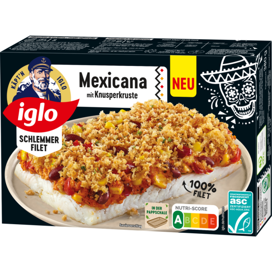 ASC Iglo Schlemmer-Filet Mexicana mit Knusperkruste 380g