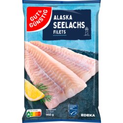 MSC GUT&GÜNSTIG Alaska Seelachsfilet natur 950g