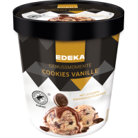 EDEKA Genussmomente Eiscreme Cookies Vanille 500ml