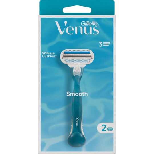 Gillette Venus Smooth Rasierapparat mit 2 Klingen