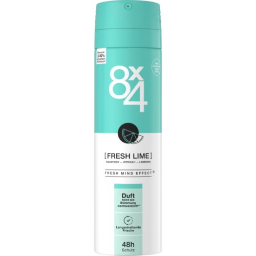 8x4 Spray No.7 Fresh Lime 150ml