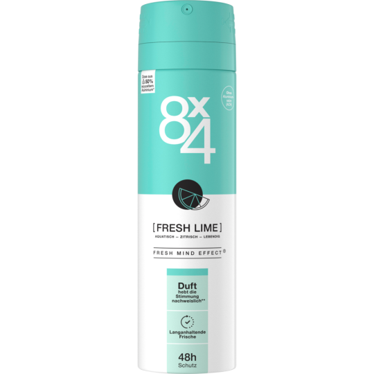 8x4 Spray No.7 Fresh Lime 150ml