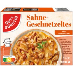 GUT&GÜNSTIG Sahne-Geschnetzeltes Schweizer Art 450g