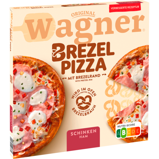 Wagner Brezel Pizza Schinken 460g