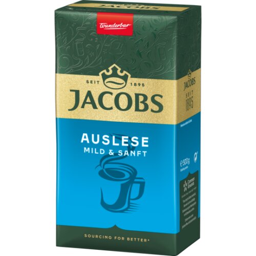 Jacobs Auslese Kaffee gemahlen mild&sanft 500g