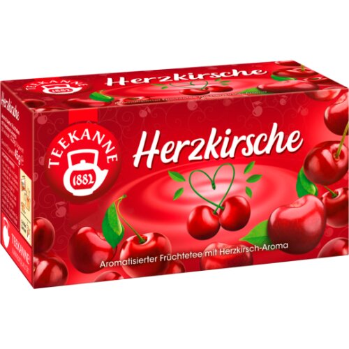 Teekanne Herzkirsche 20ST 45g